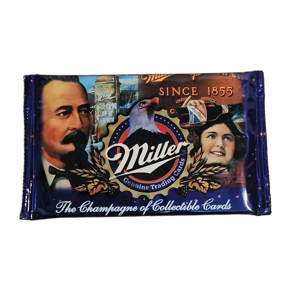 1995 Miller Genuine Trading Cards Sealed Pack Lot Of 8